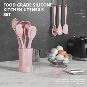 Silicone Cooking Utensils Set - 446°F Heat Resistant Kitchen Utensils, Spatula,Turner Tongs,Spoon,Whisk,Kitchen Utensil Gadgets Tools Set for Nonstic