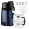 Water Distiller, 6L 1.6 Gallon Larger Pure Water Purifier Filter For Home Table Countertop, 900W Glass Pot Distilled Maker, Stainless Steel Body Drin