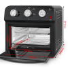 Pizza Oven & Bread Machine, French Double-Door Air Fryer with 12.5 Quart Capacity, 1500W Power, 360° Air Circulation, 4 Cooking Modes, 7-in-1 Multi-F