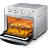 Air Fryer Oven 27.5QT, 6-in-1 Countertop Oven, capable of air frying, baking, grilling, roasting, reheating, and dehydrating, with 4-knob control, 16