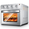 Air Fryer Oven 27.5QT, 6-in-1 Countertop Oven, capable of air frying, baking, grilling, roasting, reheating, and dehydrating, with 4-knob control, 16