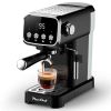 20 BAR Slim Vertical Espresso Machine with Milk Frother, Built-in Cup Warmer, 43 OZ Detachable Tank, for Rich Espresso, Americano, Latte, Compact Spa