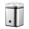 Ice Cream Maker, 2.11 Qt. Large Capacity, Electric Automatic Ice-Cream Machine, with Easy Operation & Cleaning, Stainless Steel Shell, for Homemade F
