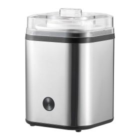 Ice Cream Maker, 2.11 Qt. Large Capacity, Electric Automatic Ice-Cream Machine, with Easy Operation & Cleaning, Stainless Steel Shell, for Homemade F