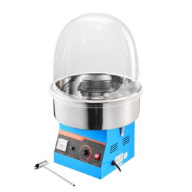 Electric Cotton Candy Machine, 1000W Commercial Floss Maker With Cover, Commercial Cotton Candy Machine w/Stainless Steel Bowl & Sugar Scoop, Ideal f
