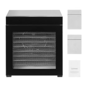Food Dehydrator Machine, 10 Stainless Steel Trays, 1000W Electric Food Dryer with Adjustable Temperature & 24-Hour Timer, Freeze Dryer for Jerky, Mea