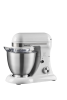 Geek Chef 4.8QT Electric Stand Mixer, 12 Speeds Tilt-head with Dough Hook, Whisk, Beater, Bowl, Rotary Knob, Home Kitchen Use, Gray