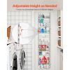 Over the Door Pantry Organizer, 10-Tier Pantry Organization and Storage, Heavy-Duty Steel Hanging Spice Rack, Adjustable Wall Seasoning Shelves, for