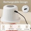 400ML Electric Garlic Chopper and Food Processor 1.5 Cup, 6 Blades Garlic Grinder Mini Vegetable Chopper, USB-C Rechargeable Portable Veggie Chopper,