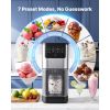 Ice Cream Maker, 7-in-1 Frozen Treat Maker for Gelato, Sorbet, Milkshake, Frozen Yogurt & Lite Ice Cream, Homemade Ice-Cream Machine with One-Touch M