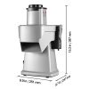 Electric Vegetable Slicer, 4 in 1 Multifunctional Food Cutter, 200W Vegetable Chopper for Slicing Shredding Dicing and Slitting, with Cut-Resistant G