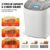 Bread Maker, 15-in-1 3LB Dough Machine, Nonstick Ceramic Pan Automatic Breadmaker with Gluten Free Setting, Whole Wheat Bread Making, Digital, Progra