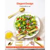 100-Piece Gold Silverware Set, Food-Grade Stainless Steel Flatware Utensils for 20, Mirror Finished Cutlery Set, Dishwasher Safe Eating Tableware for