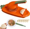 2-in-1 Manual Dough Press and Dumpling Maker - Premium Empanada, Pastry, Pierogi, and Ravioli Press Mold, Easy Kitchen Baking Tool for Fast Handmade