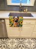 Belgian Malinois in Sunflowers Kitchen Towel Dish Cloths Guest Hand Towel Decorative Bathroom Towel for Face,Tea, Dishcloth, Kitchen and Bath
