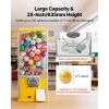 Gumball Machine, 25 inch Height Candy Vending Machine Dispenser, 25-Cent Vending Machines for Shopping Malls, Supermarkets, Amusement Parks, Arcades,