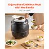 Electric Soup Warmer, 10QT Commercial Soup Kettle with 304 Stainless Steel Detachable Insert Pot, 95~176 Fahrenheit Adjustable Temperature, Soup Stat