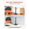 Paper Towel Holder Countertop, Stainless Steel Kitchen Paper Towel Stand with Weighted Base and Suction Cups, Non-slip Countertop Kitchen Paper Roll