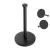 Paper Towel Holder Countertop, Stainless Steel Kitchen Paper Towel Stand with Weighted Base and Suction Cups, Non-slip Countertop Kitchen Paper Roll