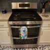 Samoyed in Sunflowers Kitchen Towel Dish Cloths Guest Hand Towel Decorative Bathroom Towel for Face,Tea, Dishcloth, Kitchen and Bath