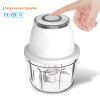 Electric Food Chopper with LED Indicator, 350ml Cordless Mini Food Processor for Garlic, Onion, Vegetables & Meat – Rechargeable USB-C Blender, Baby