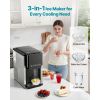 Water Dispenser with Ice Maker, 3-in-1 Countertop Water Dispenser, 35 LBS/24H, 12 Cubes/7 Min Fast Ice Making with 4 LBS Storage, Bullet/Crushed Ices
