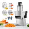 Electric Vegetable Slicer, 4 in 1 Multifunctional Food Cutter, 200W Vegetable Chopper for Slicing Shredding Dicing and Slitting, with Cut-Resistant G