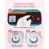 Electric Cotton Candy Machine, 1000W Commercial Floss Maker With Cover, Commercial Cotton Candy Machine w/Stainless Steel Bowl & Sugar Scoop, Ideal f