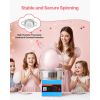Electric Cotton Candy Machine, 1000W Commercial Floss Maker With Cover, Commercial Cotton Candy Machine w/Stainless Steel Bowl & Sugar Scoop, Ideal f