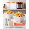 French Fry Cutter, 1/2" Blade Commercial Vegetable Chopper, Lever-Action Vegetable Dicer with Ergonomic Handle, Stainless Steel Potato Slicer for Thi