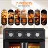 Bread Machine Oven 26QT Large Capacity French Double Door Air Fryer 1700w 7 Preset Menus 7-in-1 Multifunctional for baking, baking, grilling, toast,