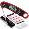 Digital Meat Thermometer with Probe - Waterproof;  Kitchen Instant Read Food Thermometer for Cooking;  Baking;  Liquids;  Candy;  Grilling BBQ & Air
