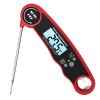 Digital Meat Thermometer with Probe - Waterproof;  Kitchen Instant Read Food Thermometer for Cooking;  Baking;  Liquids;  Candy;  Grilling BBQ & Air