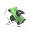 Portable bottle opener, a portable multi-functional keychain tool suitable for opening beer, soda, and screw-top bottles. It is suitable for travel,
