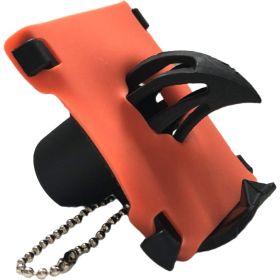 Portable bottle opener, a portable multi-functional keychain tool suitable for opening beer, soda, and screw-top bottles. It is suitable for travel, (Color: Orange)